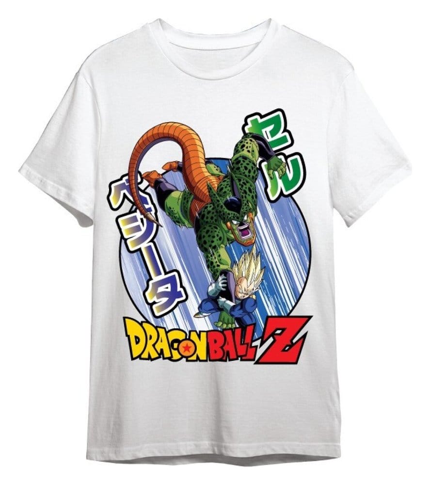 PRECOMENZI - Dragon Ball Z T-Shirt Vegeta / Cell White Size XXL