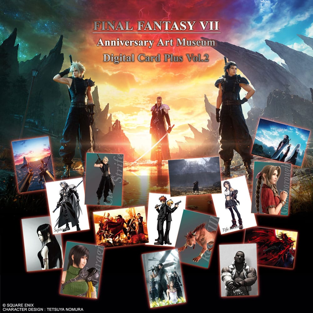 Final Fantasy VII TCG Anniversary Art Museum Digital Card Plus Vol. 2 Booster Display (20) *German Version*