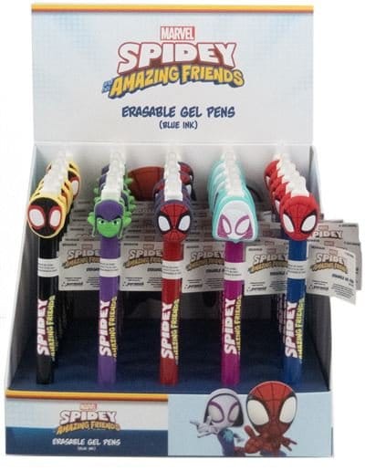 PRECOMENZI - Spidey & Friends Erasable Gel Pen Friends Display (30)