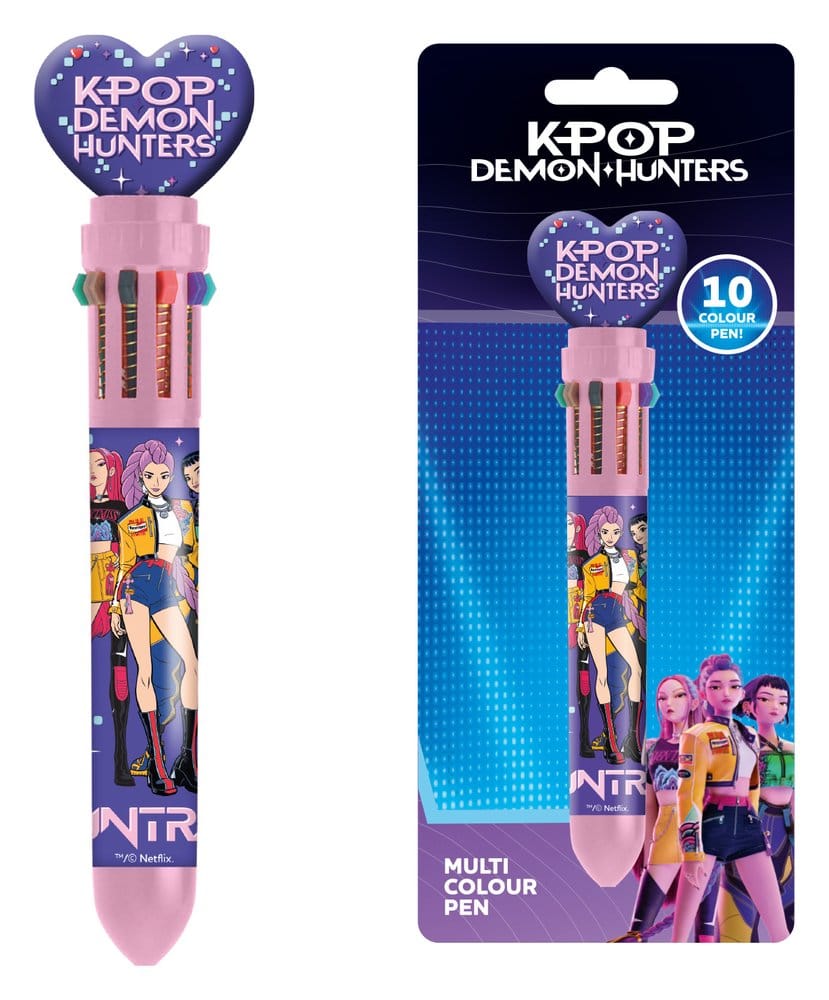 KPop Demon Hunters Multi Colour Pen Hunter/X Display (8)