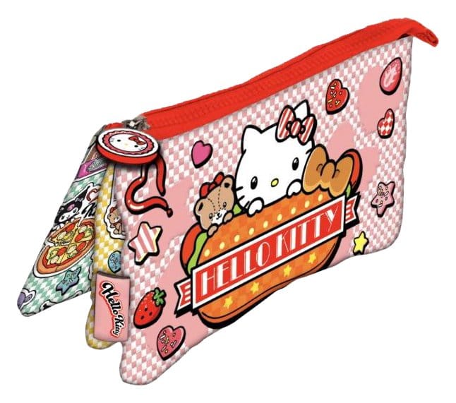Hello Kitty and Friends Multi-Pouch Pencil Case American Diner Version Display (6)