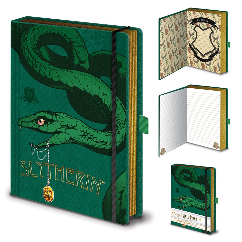Harry Potter - Intricate Houses - Slytherin - Premium A5 Notitieboek
