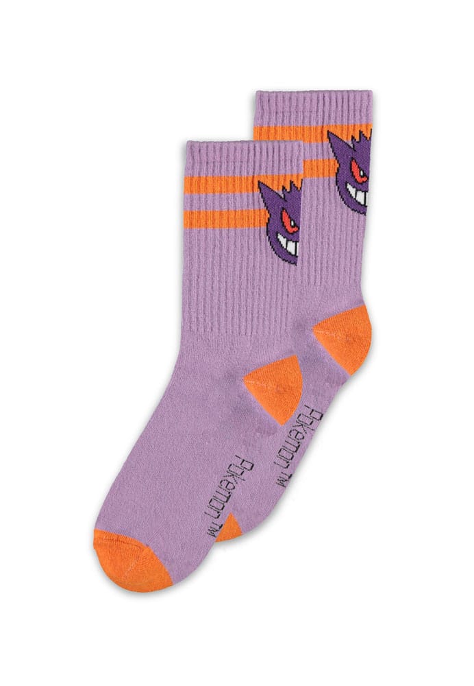 Pokémon Socks 2-Pack Heads Grey 35-38 2