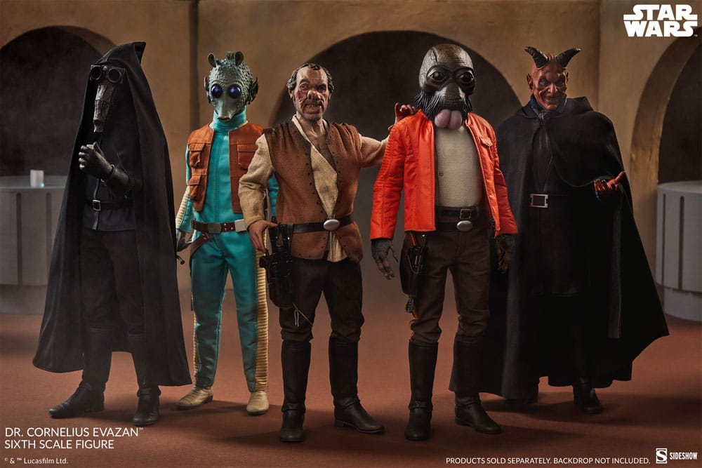Star Wars Episode IV Scum & Villainy Action Figure 1/6 Doctor Cornelius Evazan 30 cm [7]