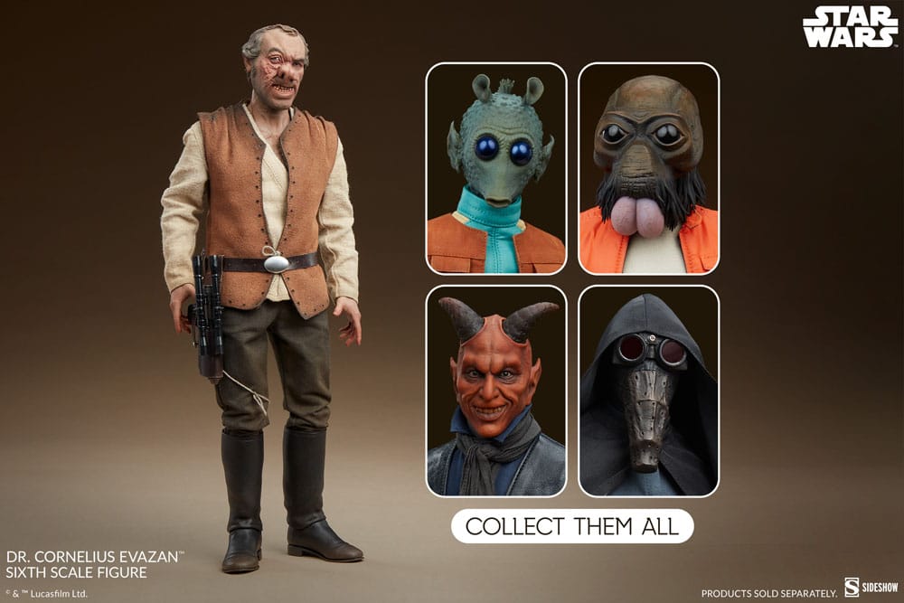Star Wars Episode IV Scum & Villainy Action Figure 1/6 Doctor Cornelius Evazan 30 cm [14]