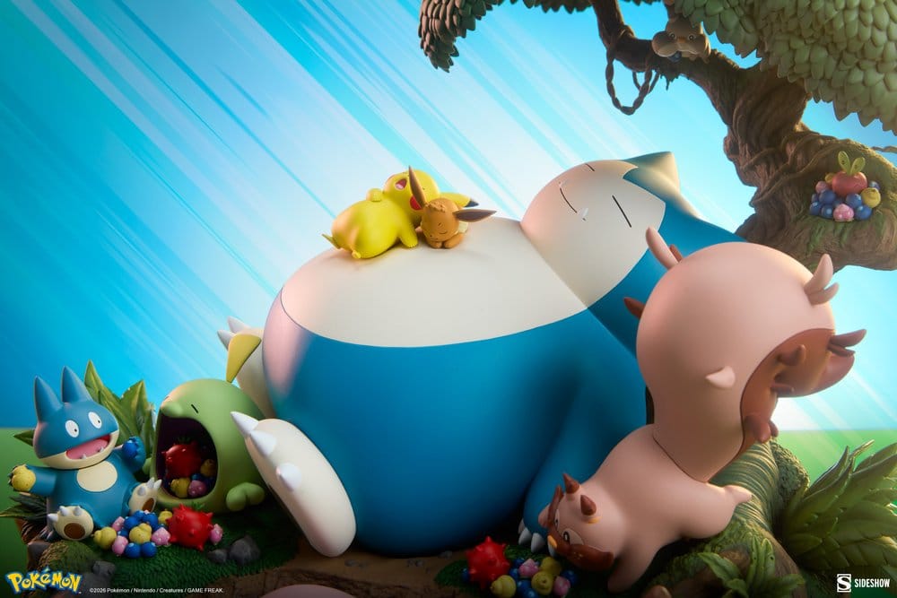 Pokémon Diorama Snorlax 33 cm 3