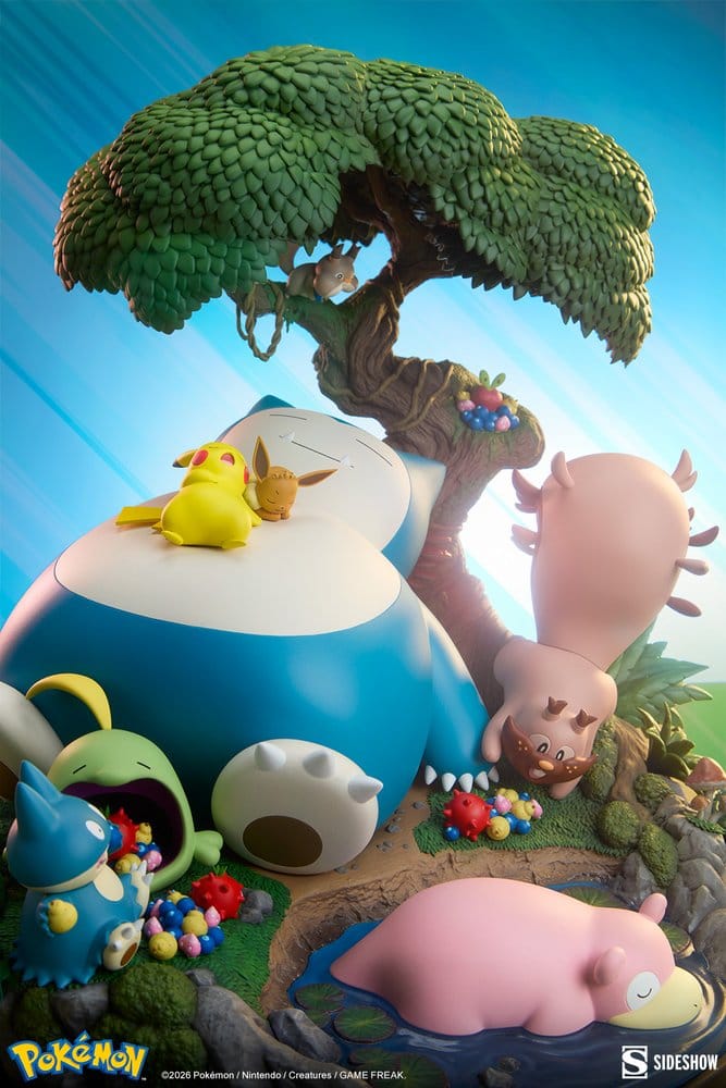 Pokémon Diorama Snorlax 33 cm 4