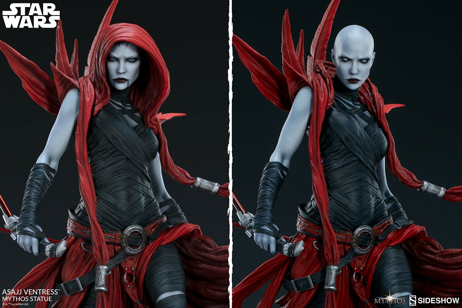 PRECOMENZI - Star Wars Mythos Statue Asajj Ventress 58 cm