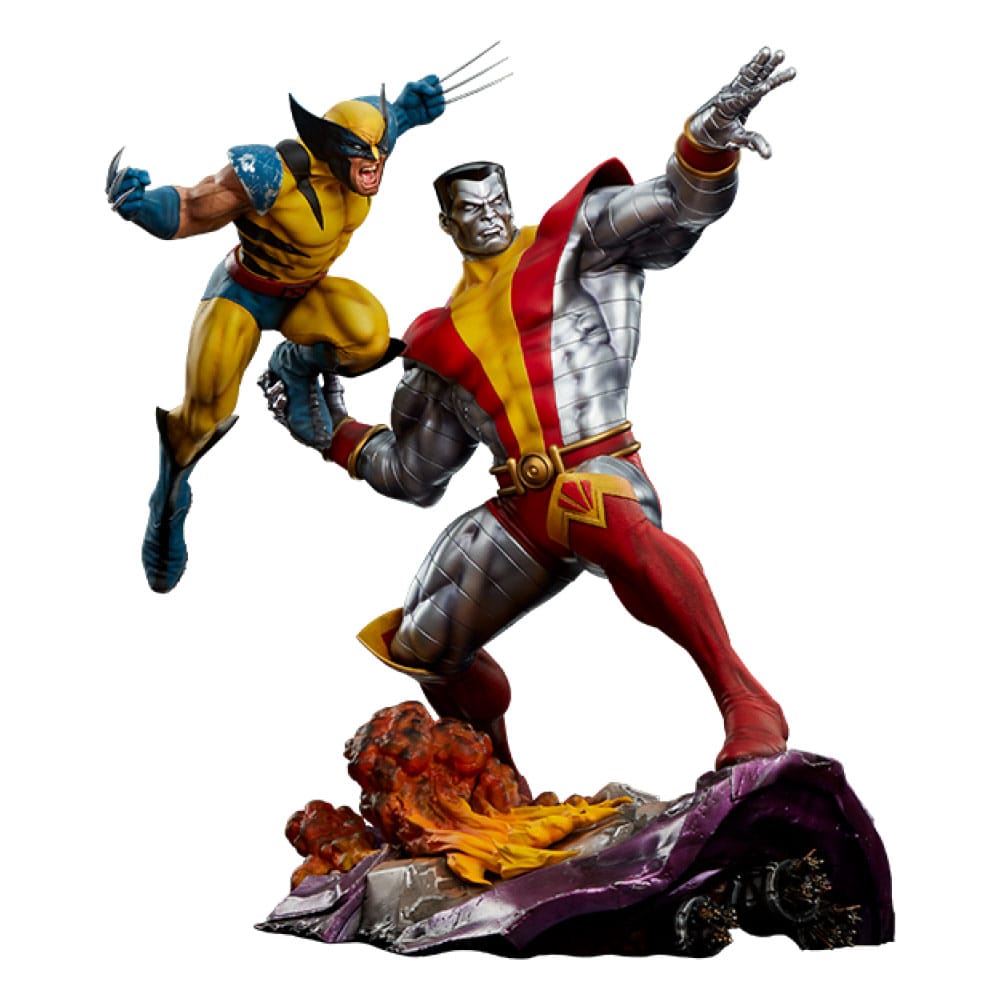 Marvel Premium Format Statue Fastball Special: Colossus and Wolverine 61 cm