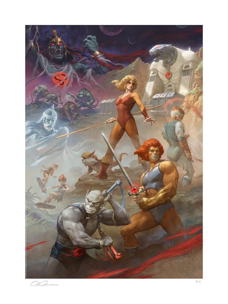 Sideshow Collectibles ThunderCats Art Print ThunderCats, Ho! 46 x 61 CM - unfram - Picture 1 of 1