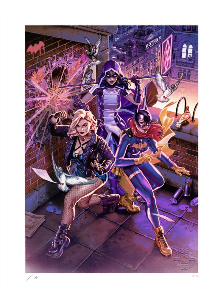 DC Comics Art Print Birds of Prey: Dawn Variant 46 x 61 cm - unframed