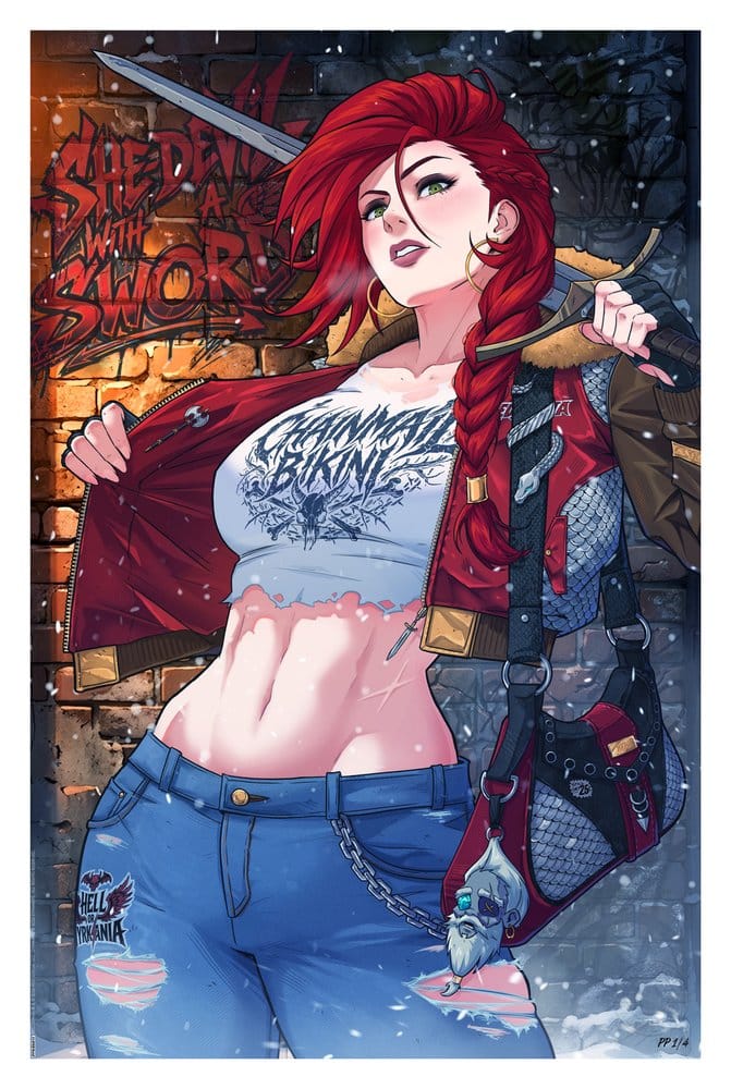 Dynamite Entertainment Fine Art Print Red Sonja 61 x 41 cm - unframed