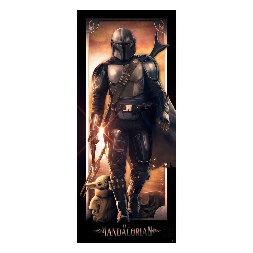 Star Wars Art Print The Mandalorian 30 x 71 cm - unframed