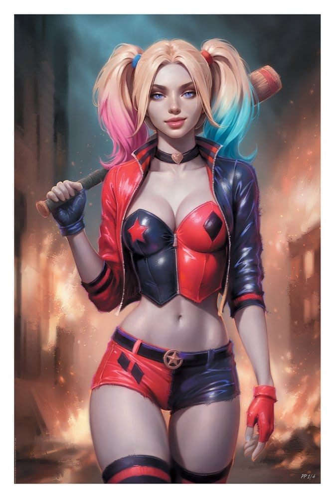 DC Comics Fine Art Print Harley Quinn 41 x 61 cm - unframed
