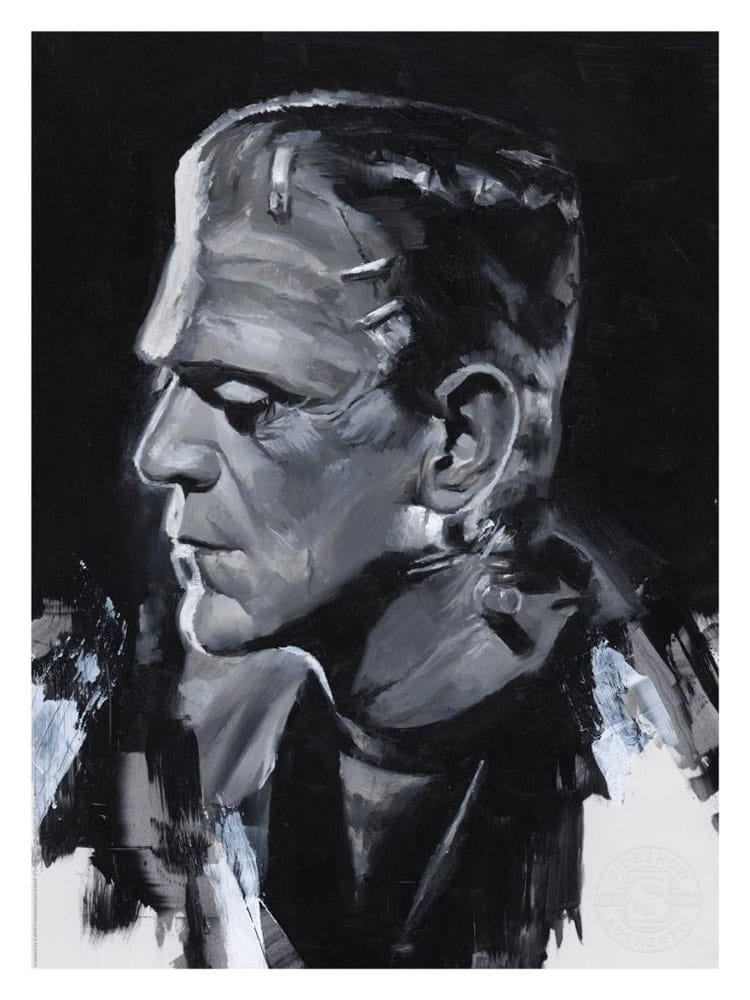 Sideshow Collectibles Bride of Frankenstein Art Print Frankenstein by Chris Valentine 41 x 31 cm - unframed