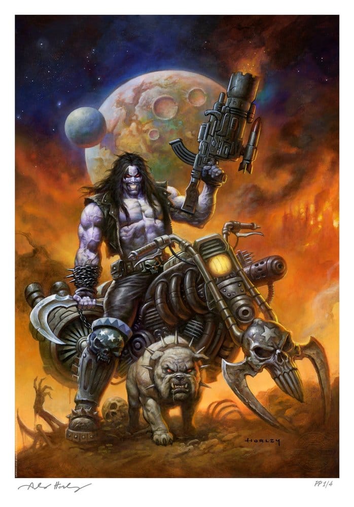 Sideshow Collectibles DC Comics Fine Art Print Lobo™: The Main Man by Alex Horley 46 x 61 cm - unframed