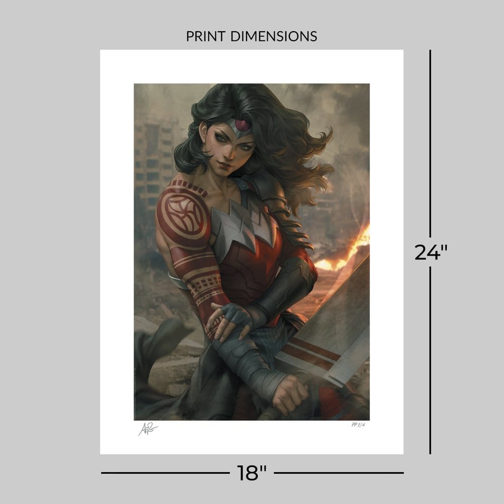 DC Comics Fine Art Print Absolute Wonder Woman 46 x 61 cm - unframed [5]