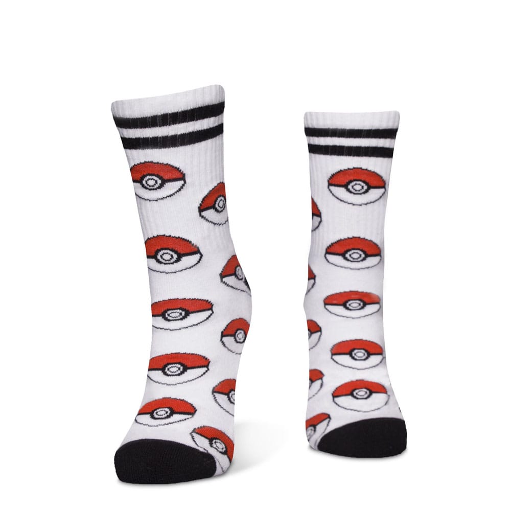 Pokémon Socks 3-Pack Pikachu Pokeball 39-42 2