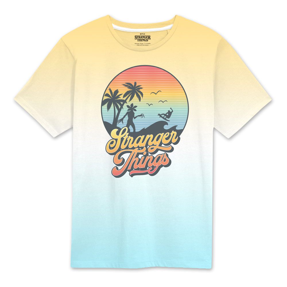 Stranger Things T-Shirt Sunset Circle Size L