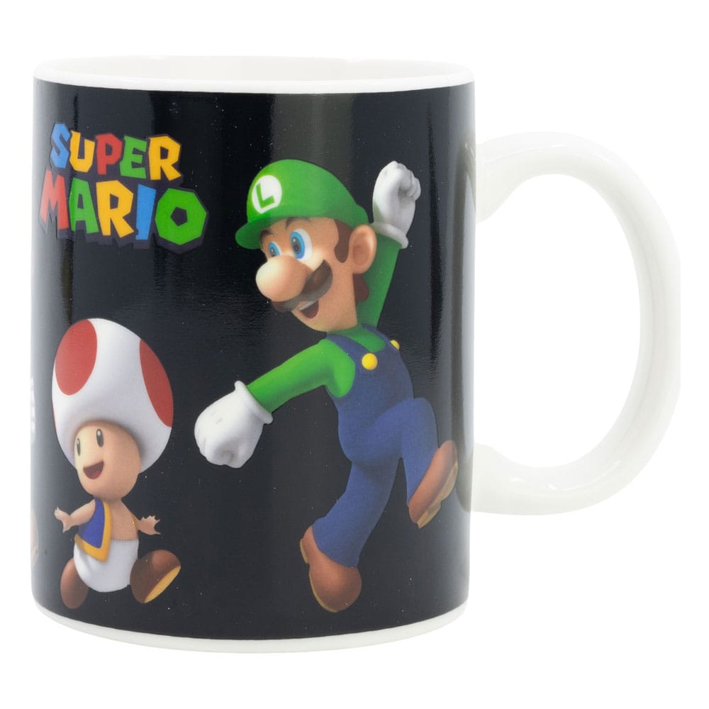 SUPER MARIO - Team - Heat Change Mug - 325ml