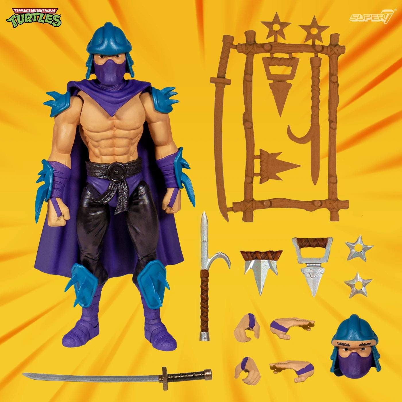 Teenage Mutant Ninja Turtles Ultimates Action Figure Evil Shredder 18 cm
