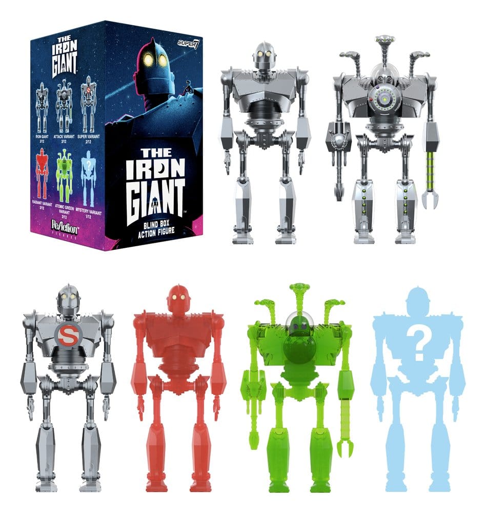 PRECOMENZI - The Iron Giant Action Figures Wave 01 Blind Box Display (12)