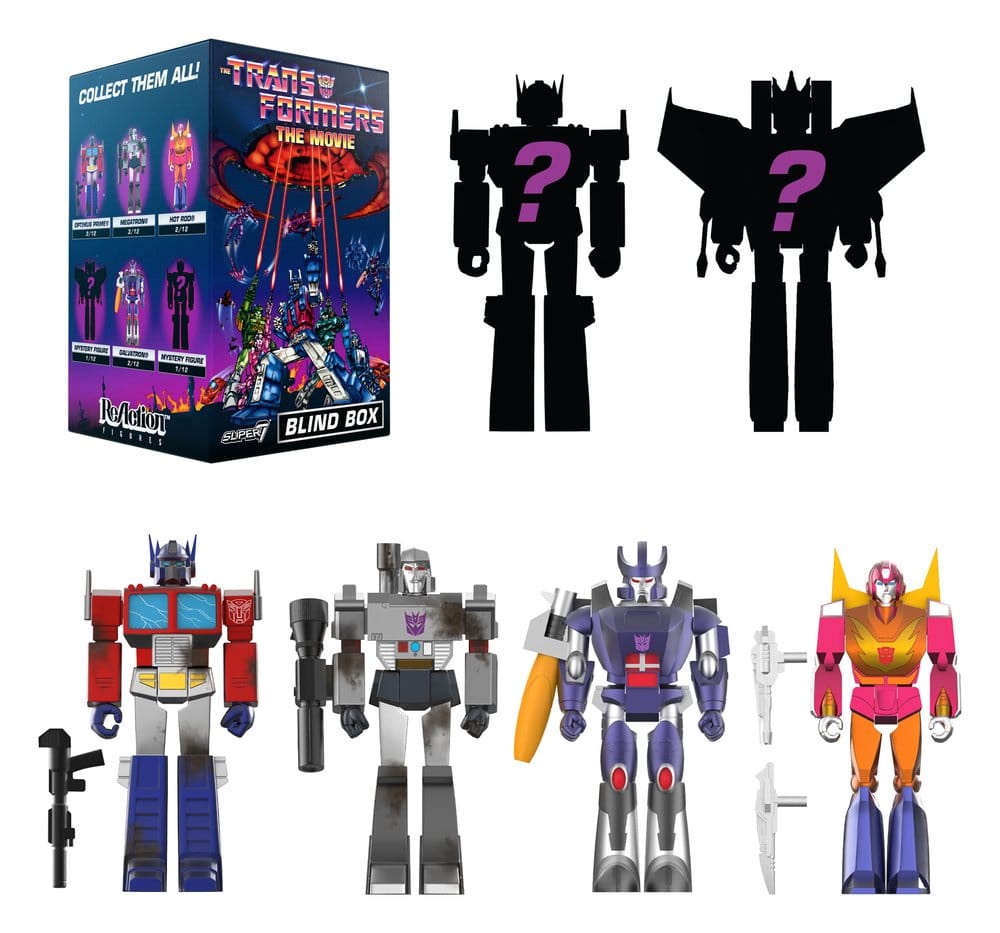 Transformers ReAction Action Figures Wave 06 The Movie Blind Box 10 cm Display (12) [1]