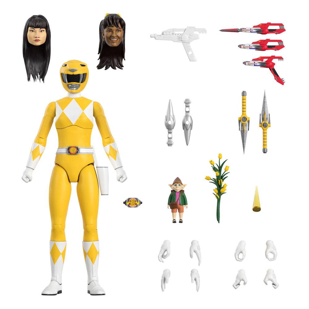 Mighty Morphin Power Rangers Ultimates Action Figure Yellow Ranger 18 cm