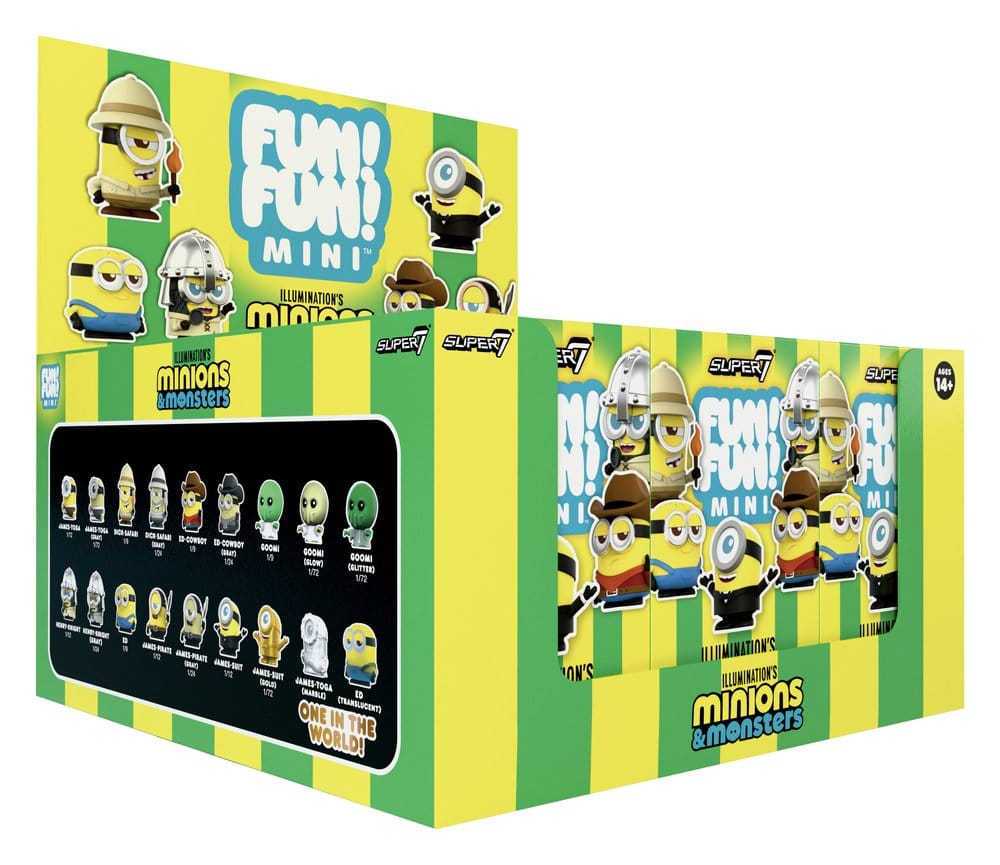 Minions Fun! Fun! Mini Figures Wave 01 Minions & Monsters Blind Box Display (9) [2]