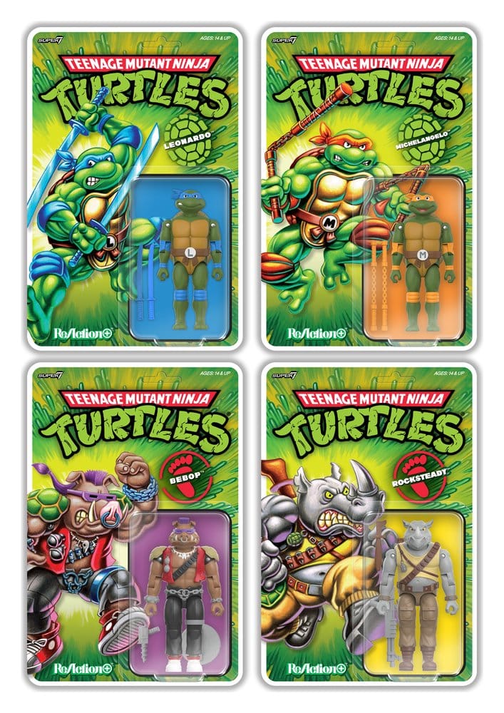Teenage Mutant Ninja Turtles ReAction+ Action Figure Wave 02 Leonardo [1]