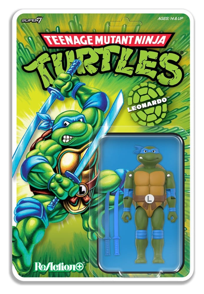 Teenage Mutant Ninja Turtles ReAction+ Action Figure Wave 02 Leonardo [3]
