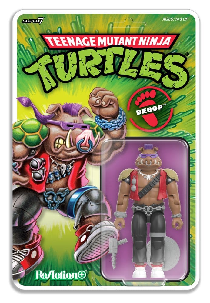 Teenage Mutant Ninja Turtles ReAction+ Action Figure Wave 02 Bebop [2]