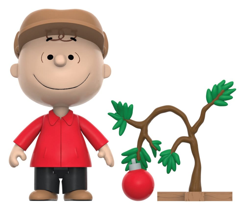 Peanuts ReAction Action Figure Charlie Brown and Sad Tree (Snow Globe Card Back) [1]