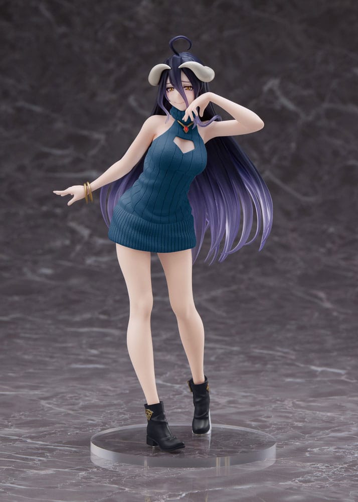 Original Character Coreful PVC Statue Overlord IV AMP Albedo Knit Dress Ver. Renewal Edition