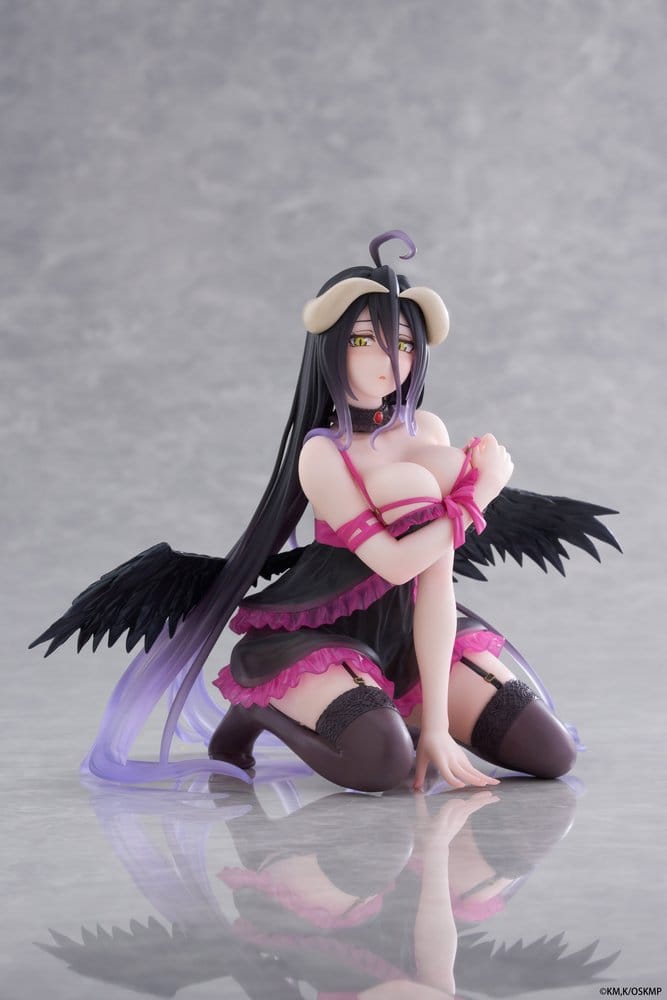 Overlord Desktop Cute PVC Figure Albedo (Negligee ver.) 13 cm