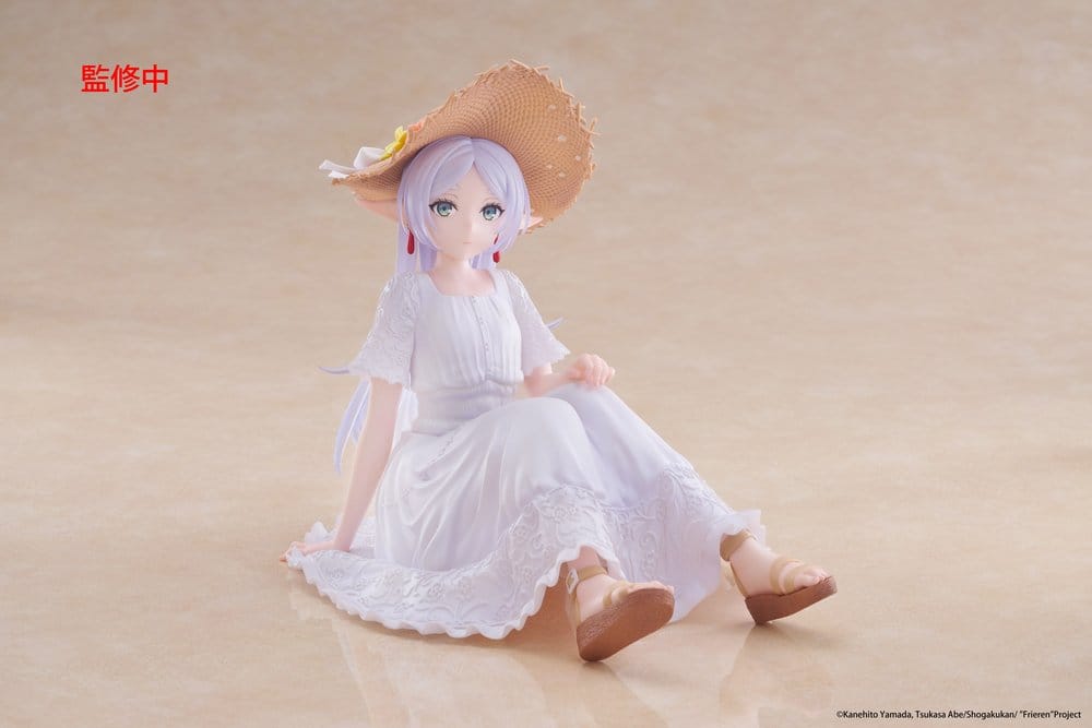 Frieren: Beyond Journey's End PVC Statue Desktop Cute Figure Frieren Summer Dress Ver. 13 cm       