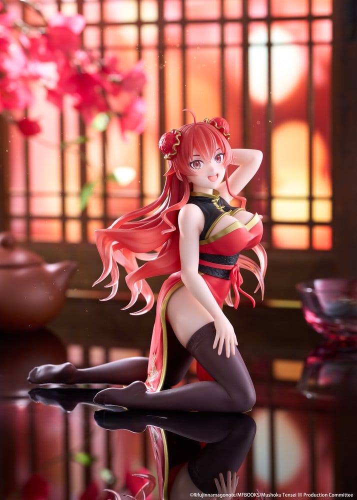 PRECOMENZI - Mushoku Tensei: Jobless Reincarnation Desktop Cute PVC Figure Eris Greyrat (Chinese Dress Ver.) 13 cm