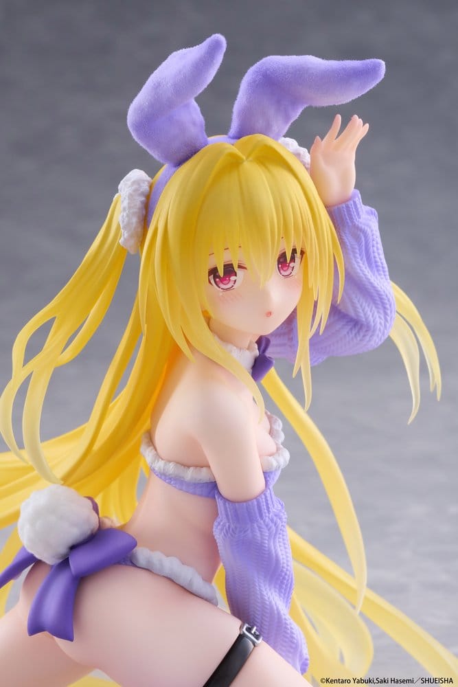 To Love-Ru Darkness MOFLOCK PVC Figure Golden Darkness (Fluffy Bunny Ver.) 13 cm [1]