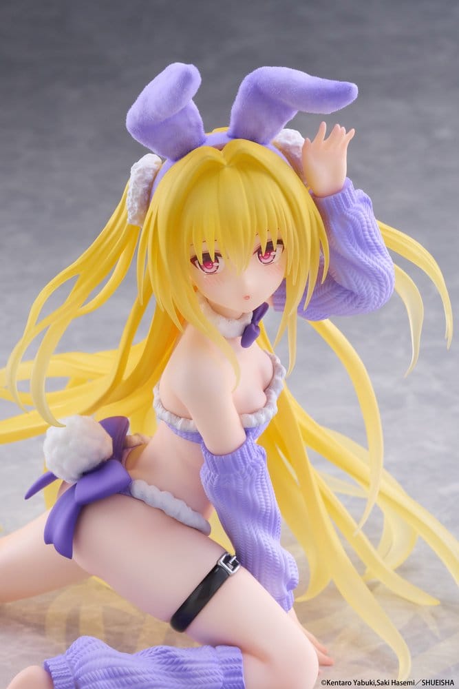 To Love-Ru Darkness MOFLOCK PVC Figure Golden Darkness (Fluffy Bunny Ver.) 13 cm [3]