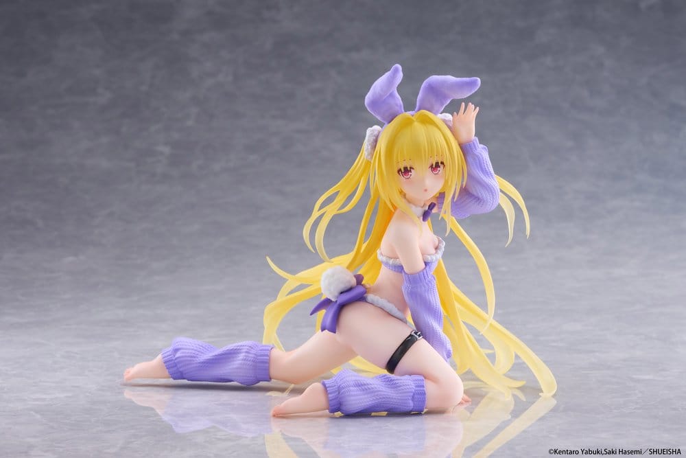 To Love-Ru Darkness MOFLOCK PVC Figure Golden Darkness (Fluffy Bunny Ver.) 13 cm [6]
