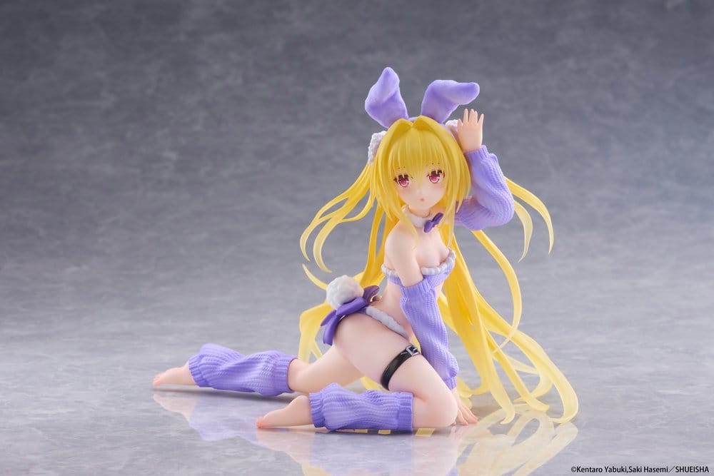 To Love-Ru Darkness MOFLOCK PVC Figure Golden Darkness (Fluffy Bunny Ver.) 13 cm [7]