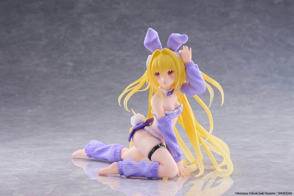 To Love-Ru Darkness MOFLOCK PVC Figure Golden Darkness (Fluffy Bunny Ver.) 13 cm [8]