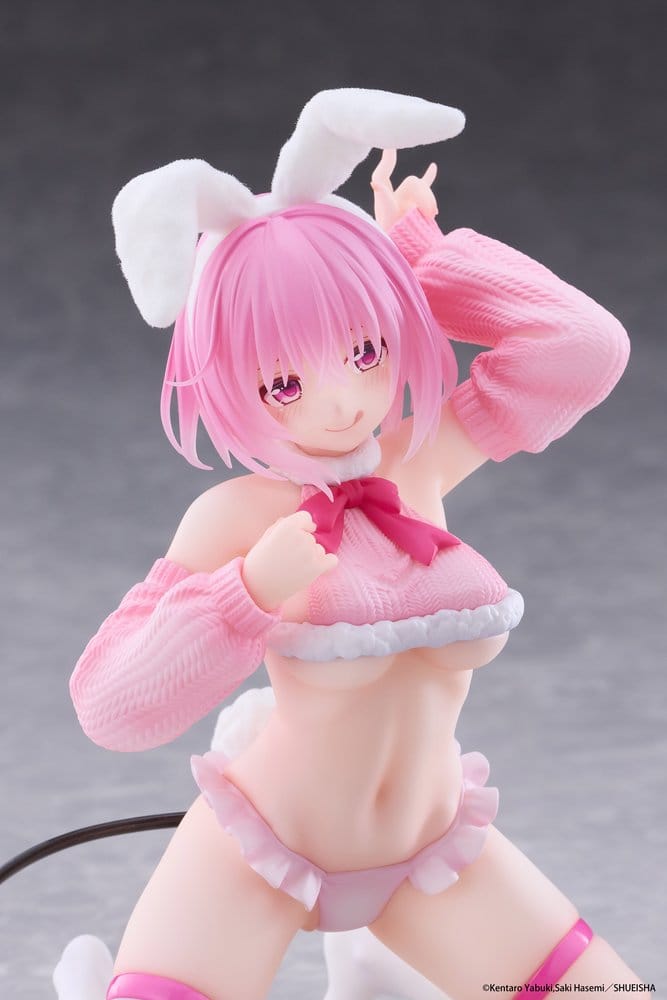 To Love-Ru Darkness MOFLOCK PVC Figure Momo (Fluffy Bunny Ver.) 13 cm [3]