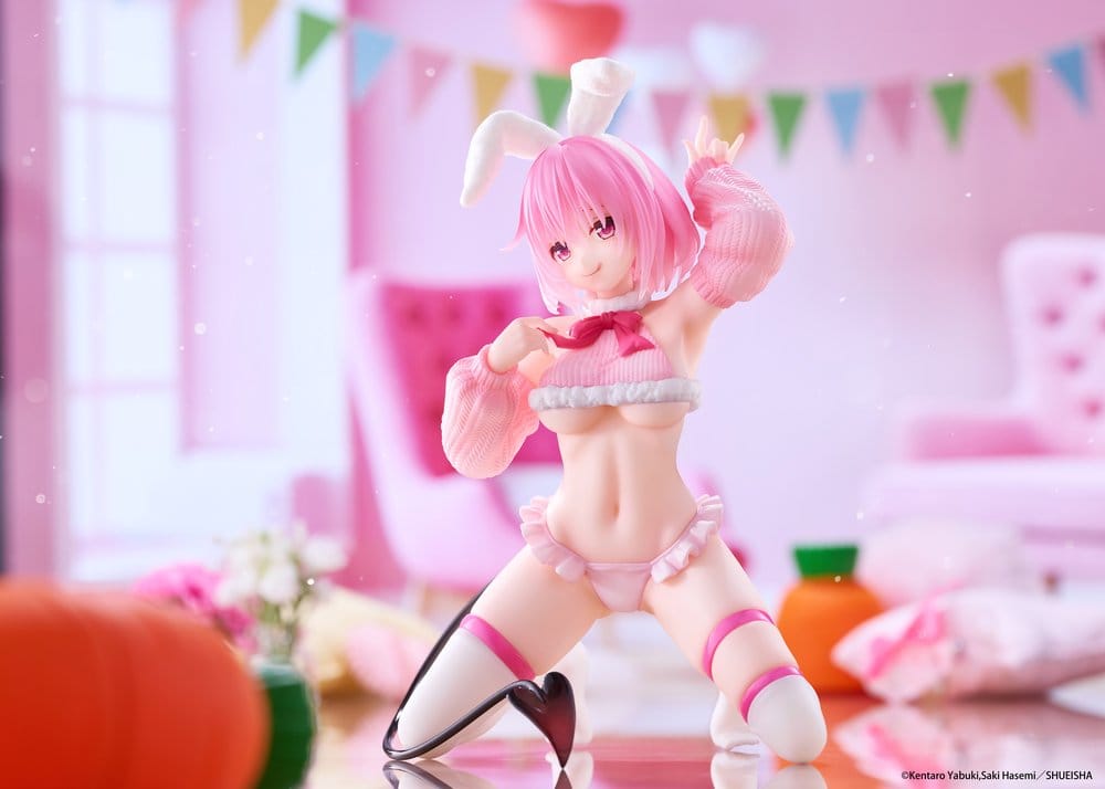 To Love-Ru Darkness MOFLOCK PVC Figure Momo (Fluffy Bunny Ver.) 13 cm [4]