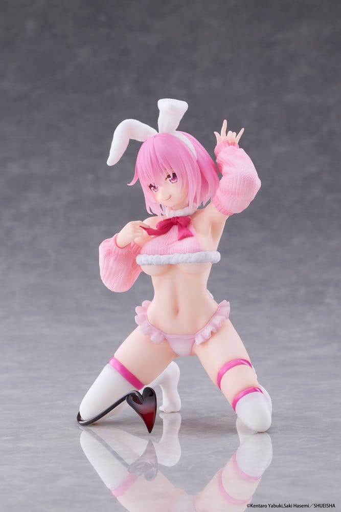 To Love-Ru Darkness MOFLOCK PVC Figure Momo (Fluffy Bunny Ver.) 13 cm [7]
