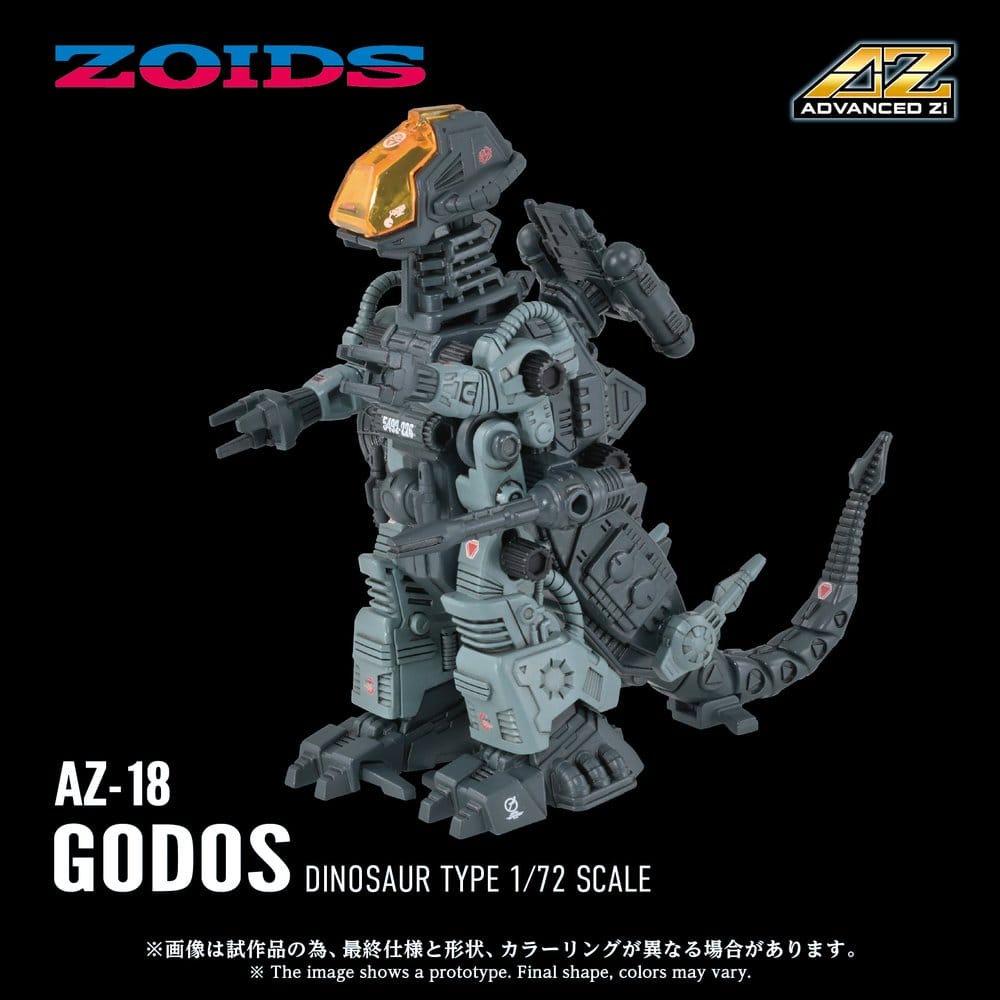 PRECOMENZI - Zoids Plastic Model Kit 1/72 AZ-18 Godos 13 cm