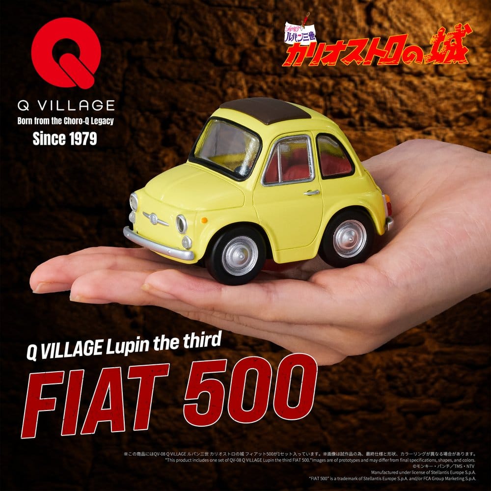 Lupin the Third: The Castle of Cagliostro Q Village PVC Figure QV-08 Fiat 500 8 cm [1]