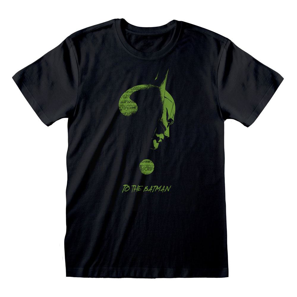 The Batman - Riddler Silhouette  Black  T-Shirt - Maat M