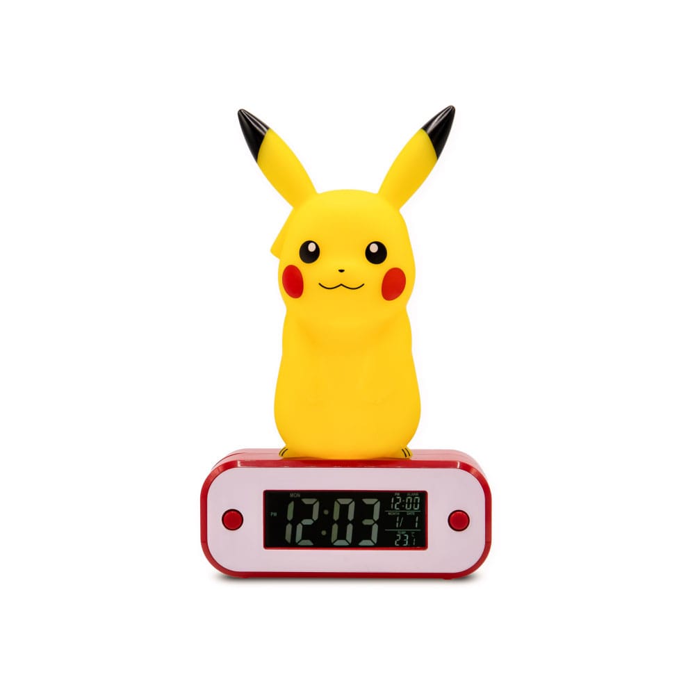 Pokémon Vækkeur med lys Pikachu 18 cm