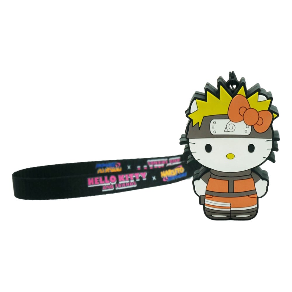 Naruto Shipudden x Hello Kitty PVC Nøglering - Hello Kitty Naruto